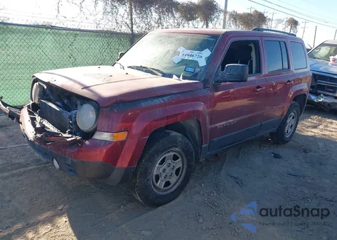 2016 Jeep Patriot Sport из США, поврежденный, VIN 1C4NJRBB6GD741987